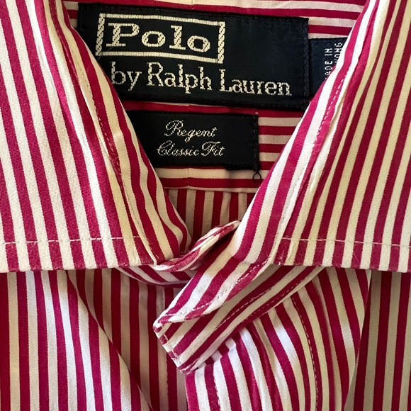 Polo Ralph Lauren Men's Striped Button Down Dress Shirt in Stripe - size 16 - 33 - Picture 3 of 3